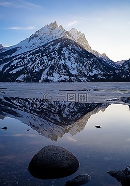 大提頓國家公園,雪山,湖泊
