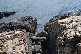 懸崖,巖,海洋