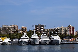 西班牙,游艇,端口