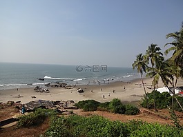 海灘,海洋,海
