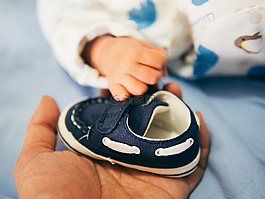 嬰兒,鞋類,手