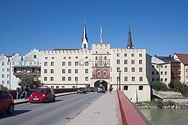 城门口,wasserburg,绘