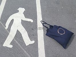男子,袋,象形圖