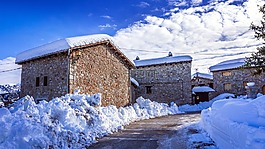 雪,冬天,冷
