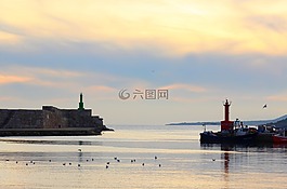 端口,西班牙,海