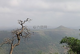 山,丘陵,自然