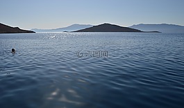 chalki,游泳者,海