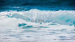 波,泡沫,噴霧