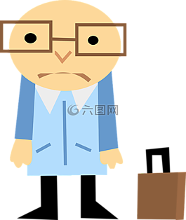 商人,眼鏡,公文包