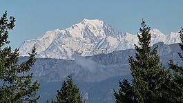 法國(guó),雪,山