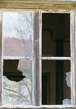 廢墟,衰變,窗口