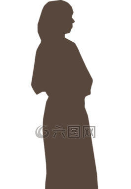 女子,構(gòu)成,側(cè)影
