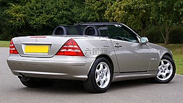車,梅賽德斯,slk