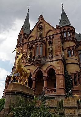 drachenfels 城堡,萊茵,城堡