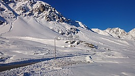 阿爾卑斯山,雪,山