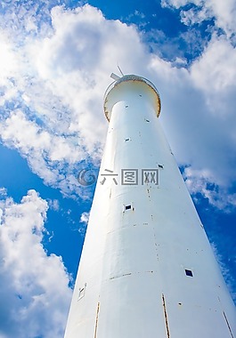 燈塔,夏天,島