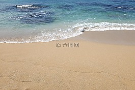 天空,海,海灘
