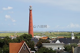 荷蘭,北海,燈塔