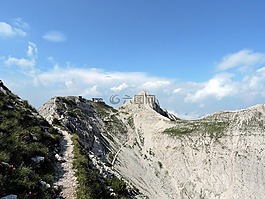 頂部,山,白云巖