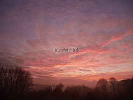 天空,云,abendstimmung
