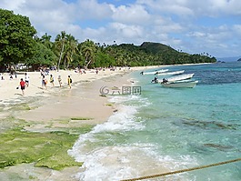 海灘,海洋,天堂