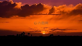 日落,下午,黃昏
