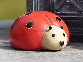 瓢虫,花园装饰,表