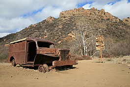 卡車,棄,生銹