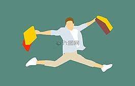 男子,禮物,幸福