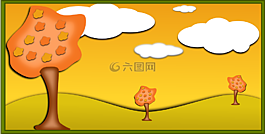 秋,云,秋天