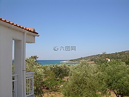 希腊,thassos,海