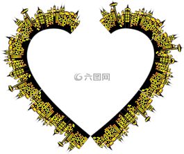 心,城市,结构