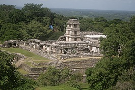 帕伦克,prehispanic,玛雅