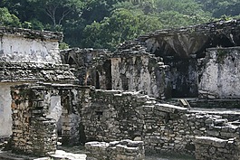 帕伦克,prehispanic,玛雅