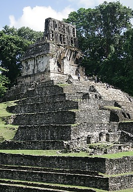 帕伦克,prehispanic,玛雅