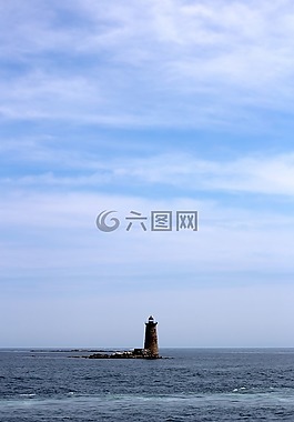 云,燈塔,自然