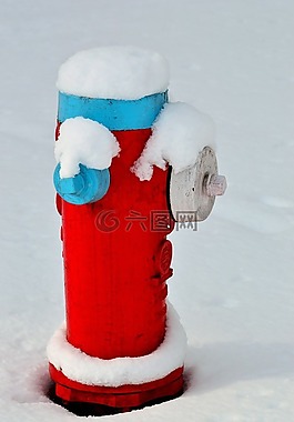 消防栓,雪,冬天