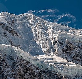 冷,景观,山