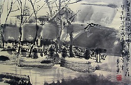 水墨,風(fēng)景,寫生