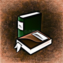 本書,讀取,圖書