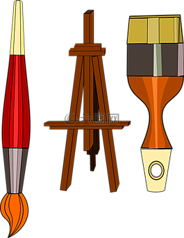 藝術(shù),畫筆,畫