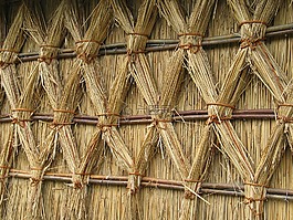 稻草,結構,墻