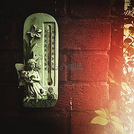 溫度,墻,陽光