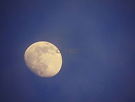 月亮,夜,天空