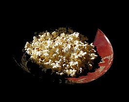 爆米花,玉米,食品