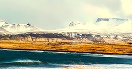 冰岛,全景图,海