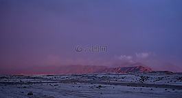 青海,薄霧,日落