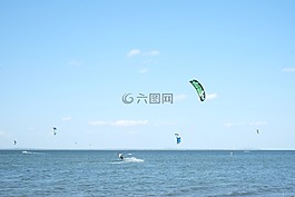 放風箏,海灘,弗斯