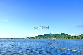 亞洲,藍(lán),藍(lán)色的海