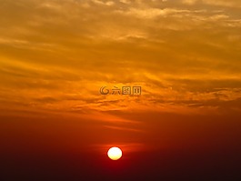 日出,太陽,日落